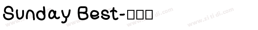 Sunday Best字体转换